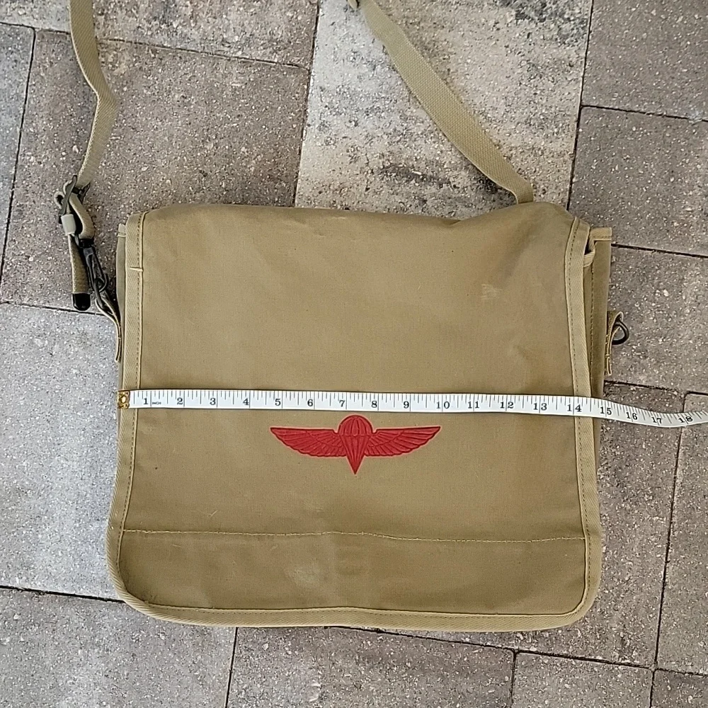 Banana Republic Heavy Canvas Paratrooper Messenger Bag